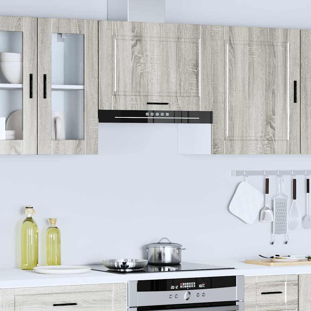 Kitchen Wall Cabinet Porto Grey Sonoma Engineered Wood
